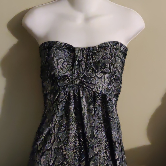 Reptile Snake Print Convertible Long Dress - Picture 7 of 11